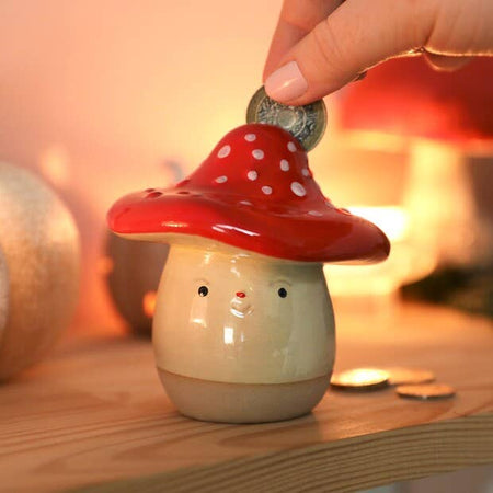 Mushroom Piggy Bank