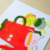 Affiche risographie 'Put The Kettle On'