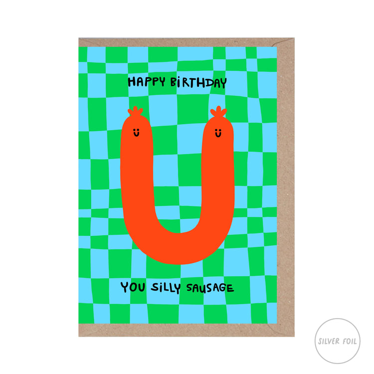 Sausage Greeting Card