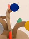 Sculpture en carton 'Arbre'