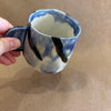 Abstract ceramic mug with full handle #19