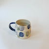 Grande tasse pois bleus et verts