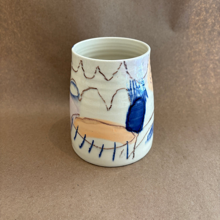 Medium Abstract Ceramic Vase #59