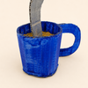Sculpture en carton 'Café'