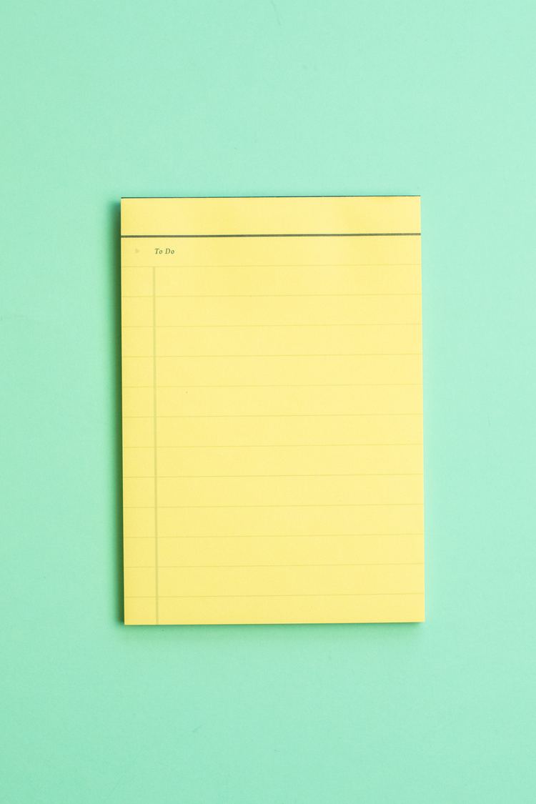 Block-notes To-Do [couleurs variées]