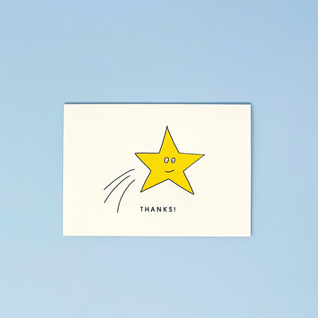 Mini Star Thanks Greeting Card