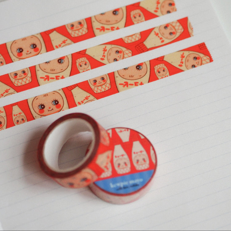Ruban adhésif Washi 'Mayo Kewpie'