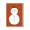 Carte de souhaits Snowman