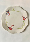 Lavender and rose floral plate [various sizes]
