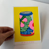 Affichette risographie 'Can of Jungle Soda Ipa' [tel quel]