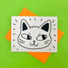 Carte de souhaits Joli Chat