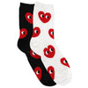 Chaussettes coeurs 'I heart you' [couleurs variées]