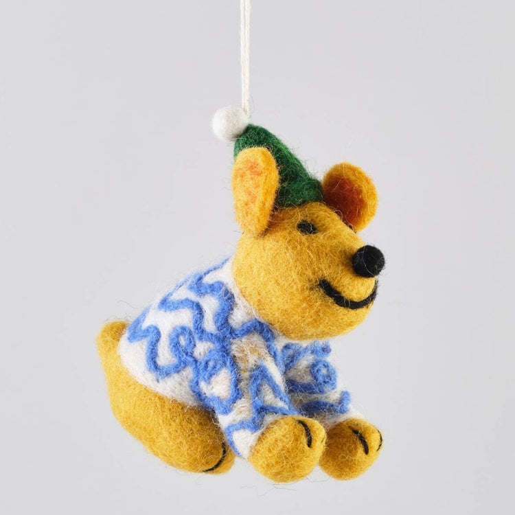 Pippin Dog Felt Ornament