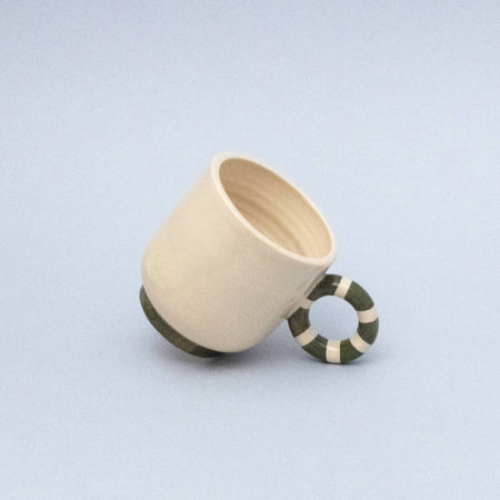 Tasse Splash verte en céramique
