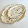 Plat en porcelaine Splatter [formats variés]