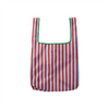 Sac réutilisable rayures Bleu & Rouge
