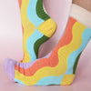 Chaussettes Rainbow waves