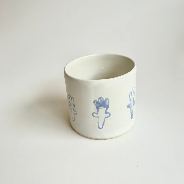 Butterflies &amp; Tulips Satin Cup [various models]