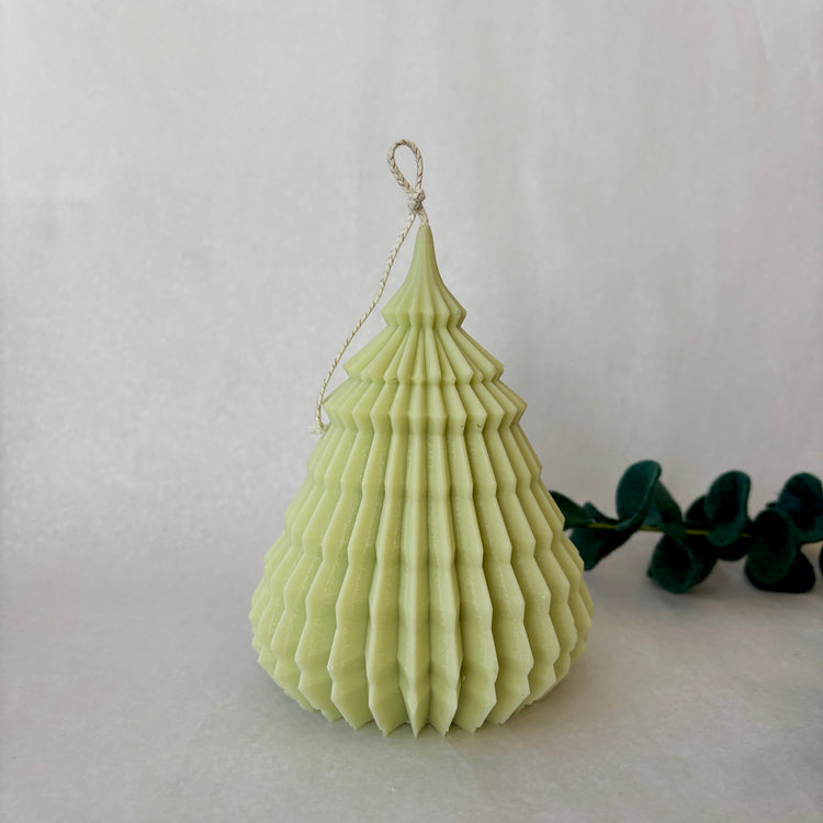 Bougie odorante Sapin origami [couleurs variées]