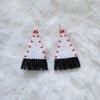 Boucles d'oreilles franges RWB Mini DBL