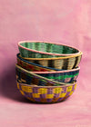 Maegen Woven Bowl - Yellow/Lilac