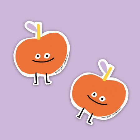 Friendly fruits and flowers sticker