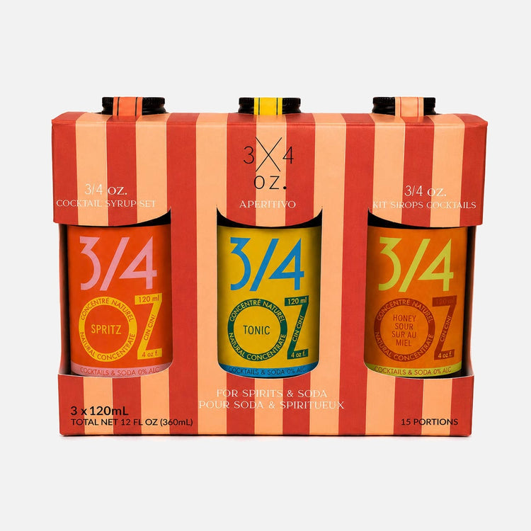 Kit sirops à cocktail apéritif [3 bouteilles]