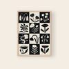 Affiche 'Black and White Flowers'