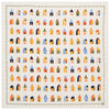 Grand foulard Burrow blanc