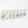 Lot de 7 verres vintages high ball Candy Stripe, Libbey