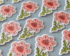 Patch thermocollant Fleur Rose