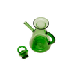 Green glass oil cruet