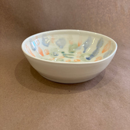 Large Abstract Ceramic Bowl #14