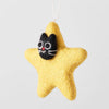 Stella Star Cat Felt Ornament