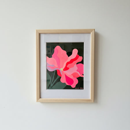 Oeuvre originale encadrée 'Début juin N°02'