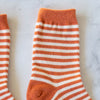 Rust striped socks 