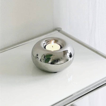 Bougeoir Scandi chrome [formats variés]