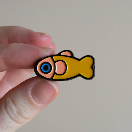 Épinglette Poisson jaune