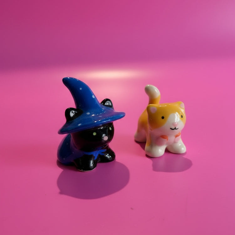 Figurine en céramique Chats déguisés [modèles variés]