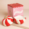 Bougie boule de Noël cannelle [tel quel]