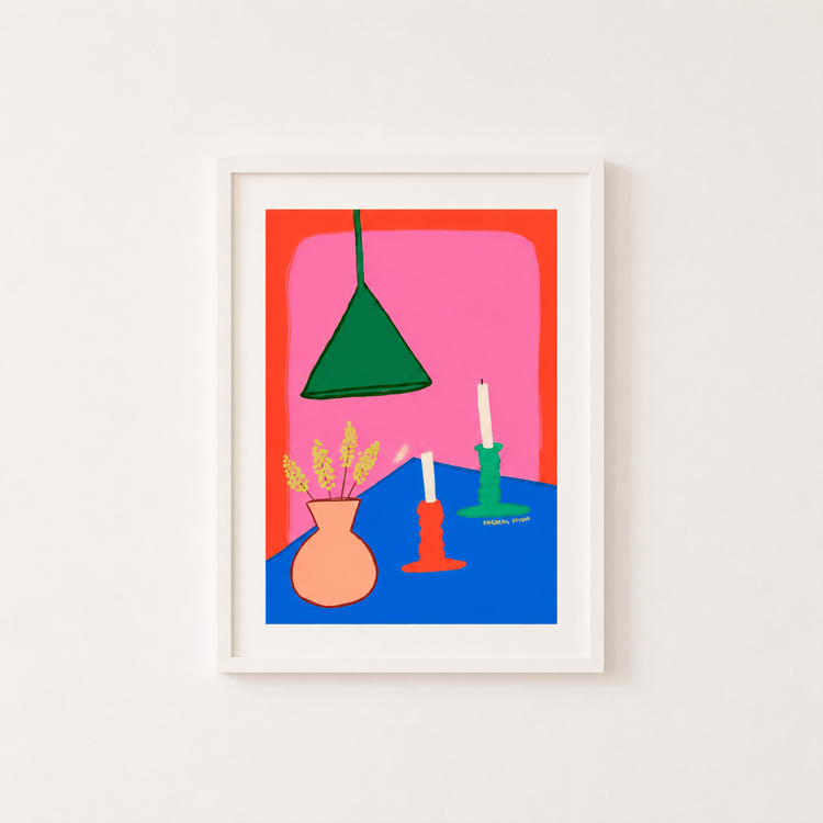 Affiche 'A Green Lamp'