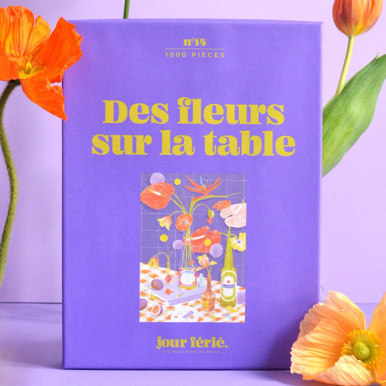 Puzzle Des fleurs sur la table - 500 morceaux
