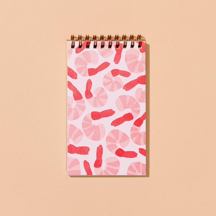 Small Shrimp Notepad [lined pages]