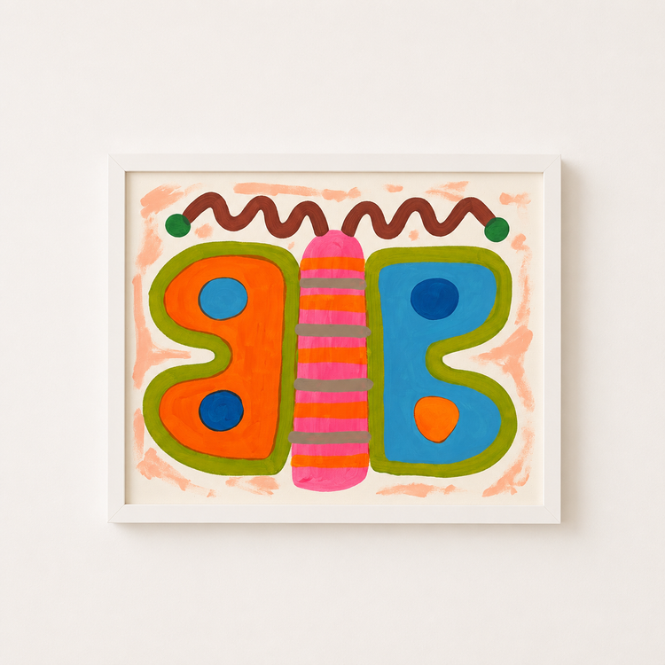Oeuvre originale 'Papillon II'