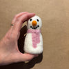 Ornement en feutre bonhomme de neige