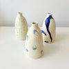 Vase soliflore rond en semi porcelaine