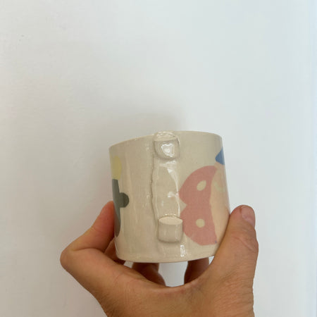Tasse nerikomi Papillons & Tulipes [tel quel]