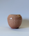 Petit dodu vase floral [couleurs variées]