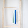 Duo de chandelles coniques Bleu clair