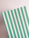 Striped notebook [varied colors] 